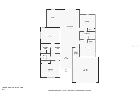3927 NW 38th Street Cape Coral FL 33993