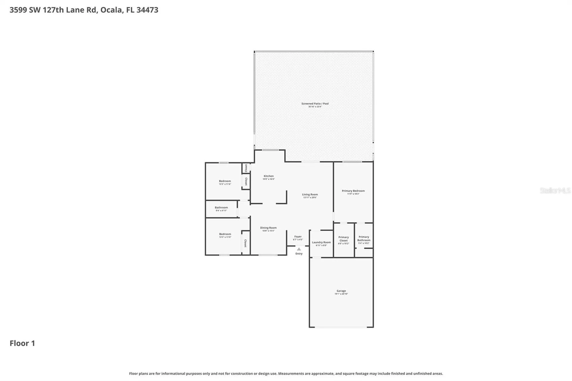 3599 SW 127th Lane Road Ocala FL 34473