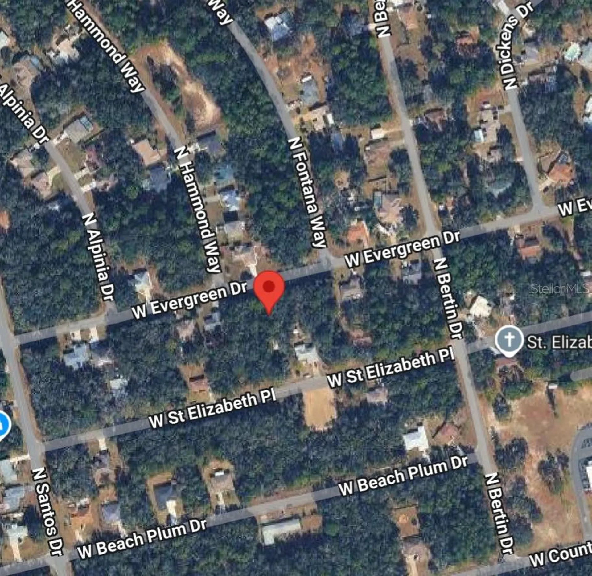 1578 W Evergreen Drive Citrus Springs FL 34434