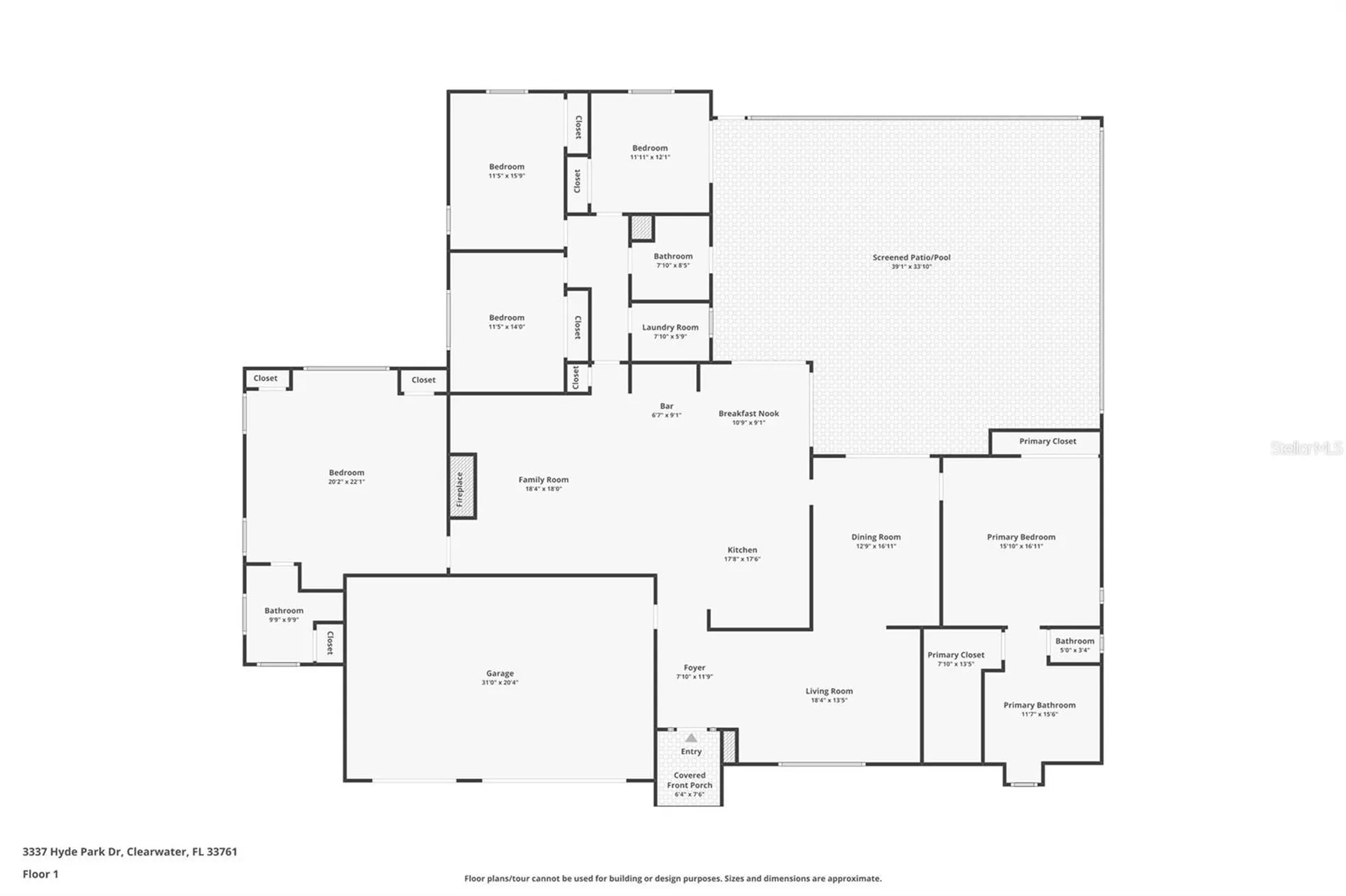 3337 Hyde Park Drive Clearwater FL 33761