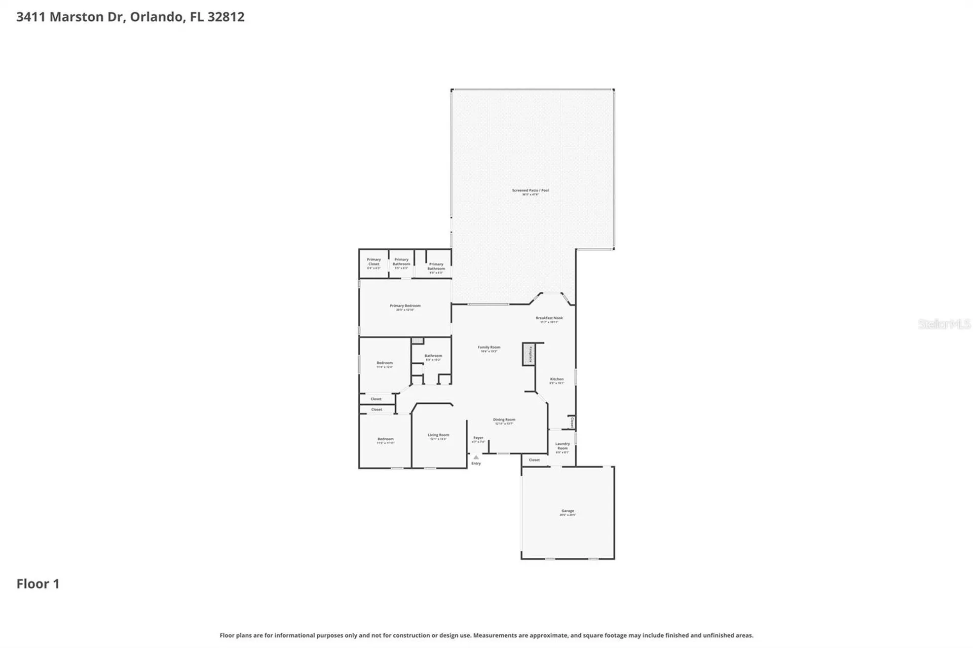 3411 Marston Drive Orlando FL 32812