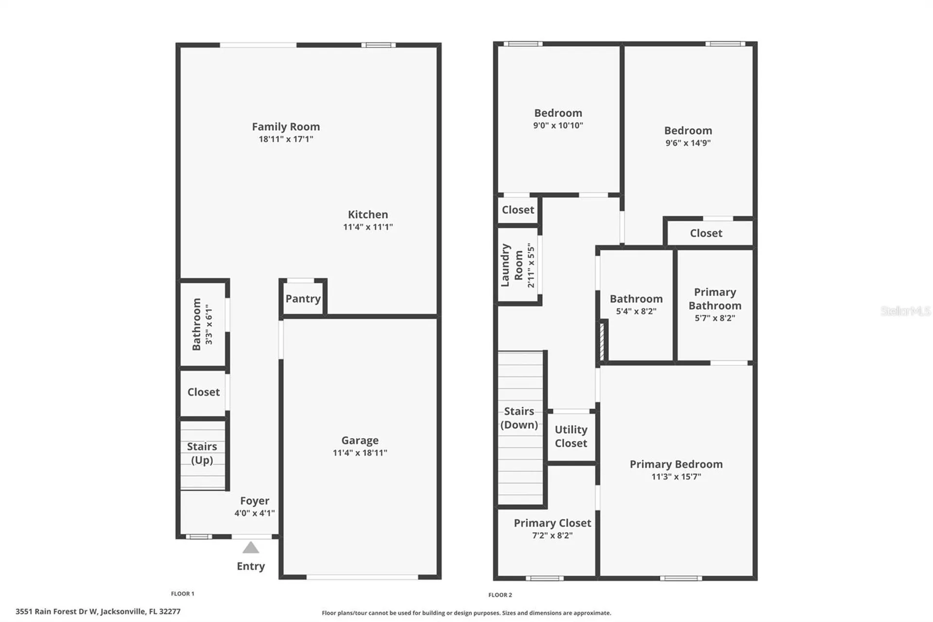 3551 Rain Forest Drive W Jacksonville FL 32277
