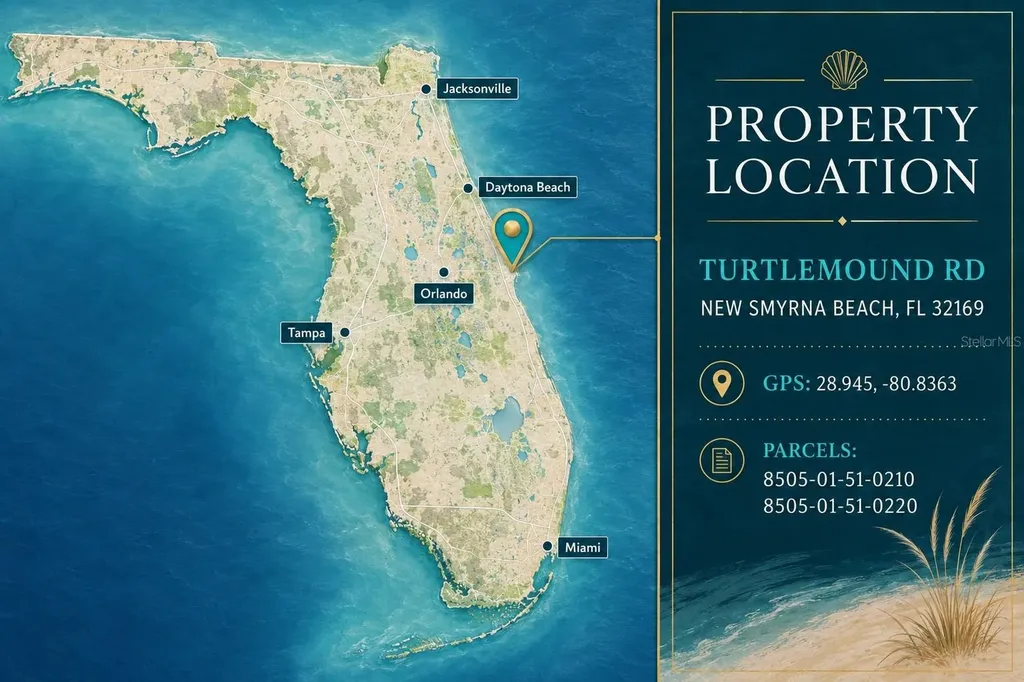 Turtlemound Road New Smyrna Beach FL 32169