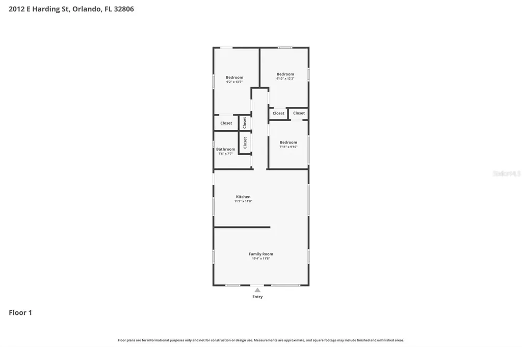 2012 E Harding Street Orlando FL 32806