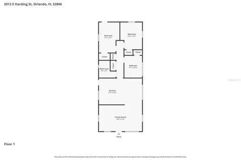 2012 E Harding Street Orlando FL 32806