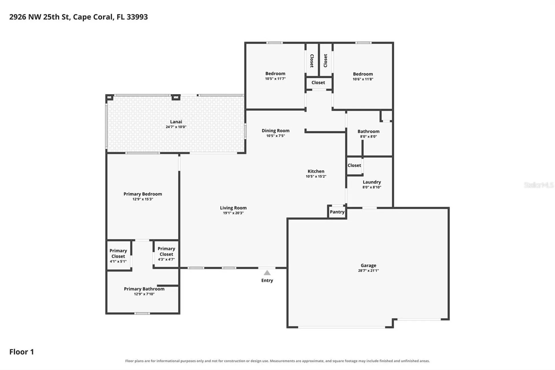 2926 NW 25th Street Cape Coral FL 33993