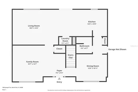1383 Jonquil Terrace North Port FL 34288