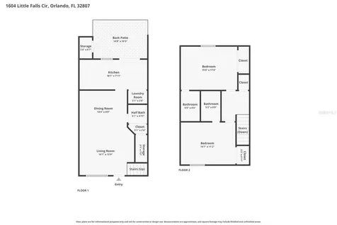 1604 Little Falls Circle Orlando FL 32807