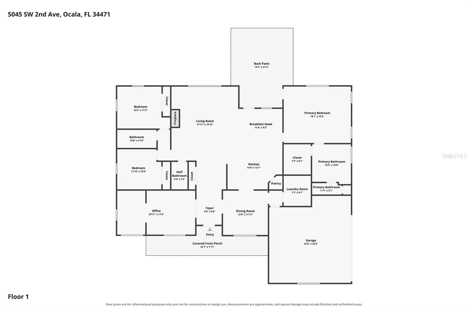 5045 SW 2nd Avenue Ocala FL 34471