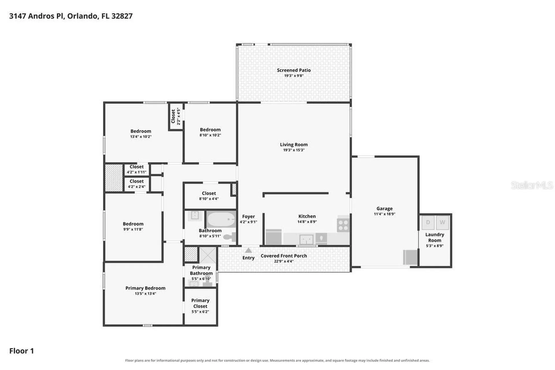 3147 Andros Place Orlando FL 32827