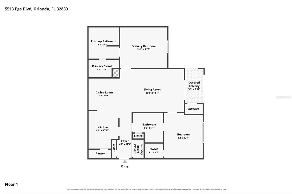 5513 Pga Boulevard Orlando FL 32839