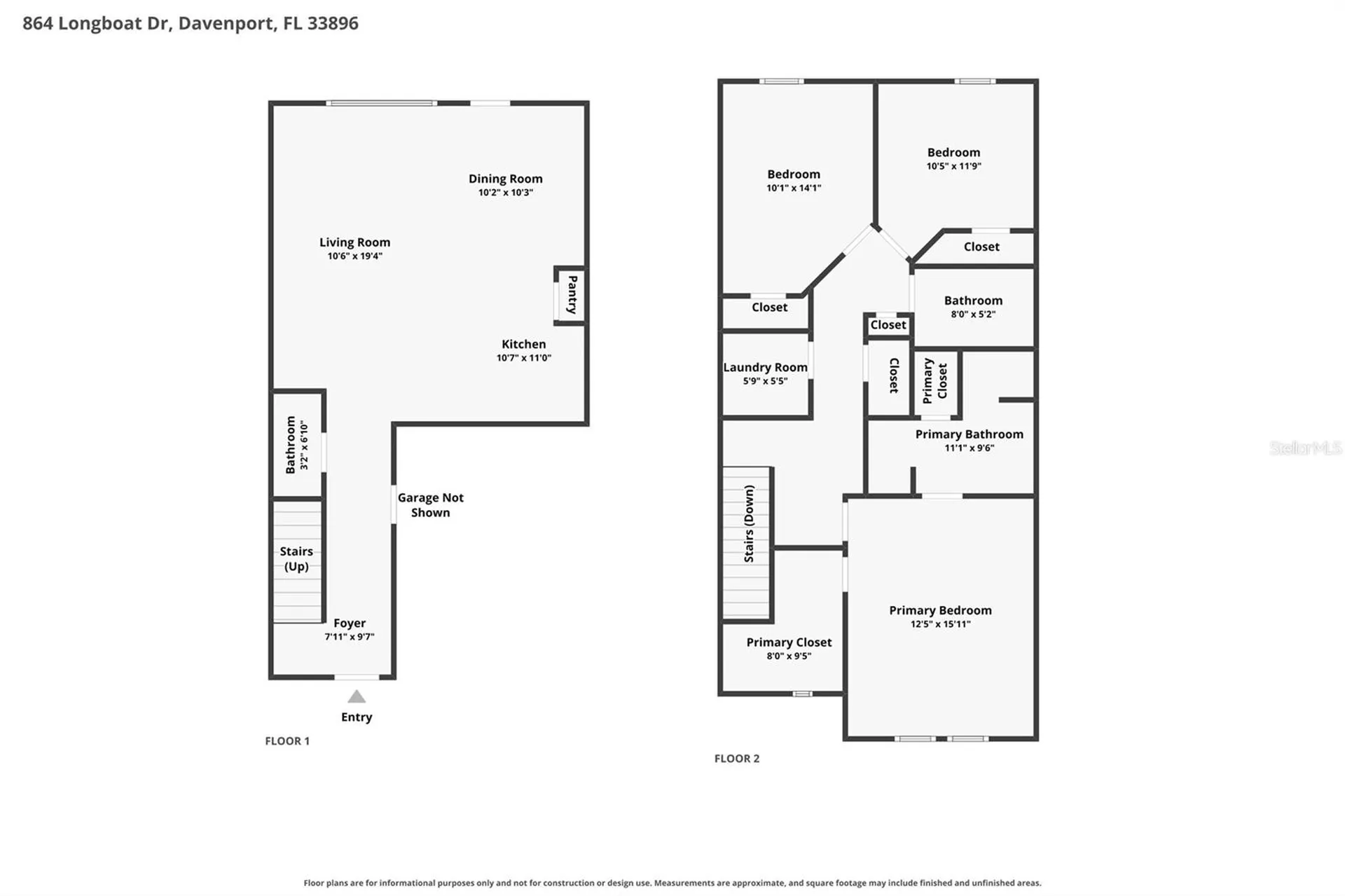 864 Longboat Drive Davenport FL 33896