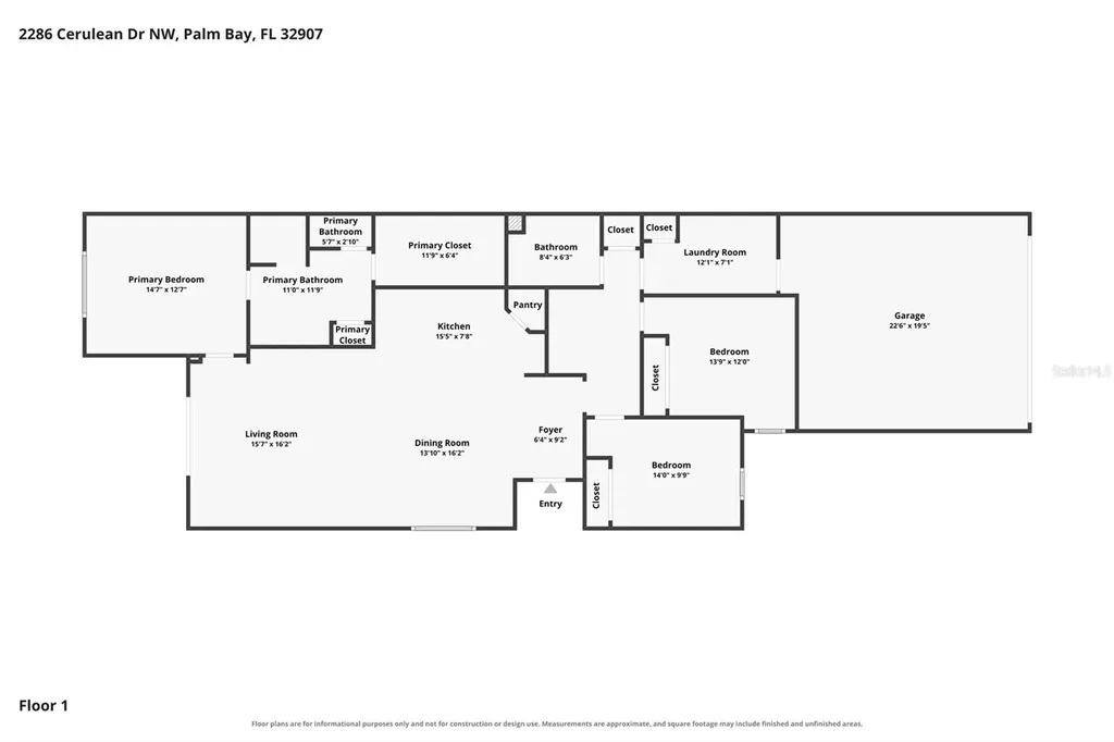 2286 Cerulean Drive NW Palm Bay FL 32907