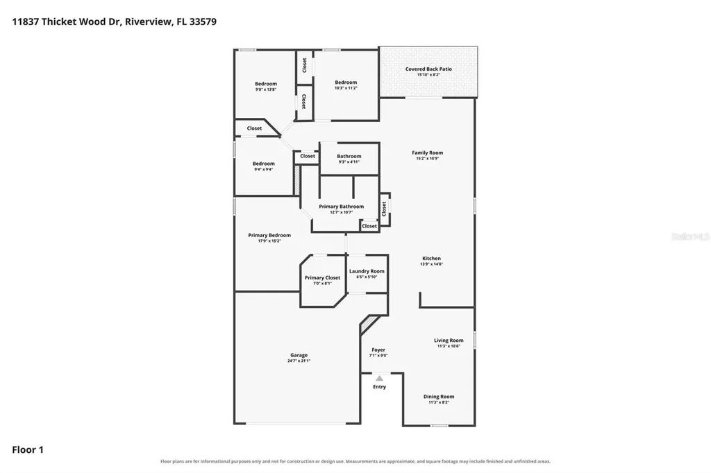 11837 Thicket Wood Drive Riverview FL 33579