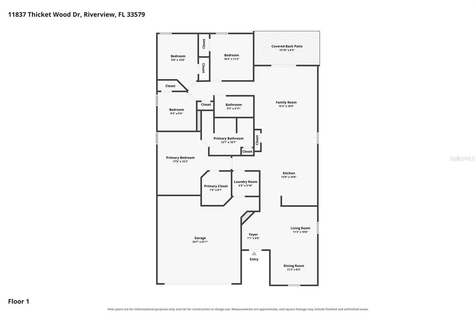 11837 Thicket Wood Drive Riverview FL 33579