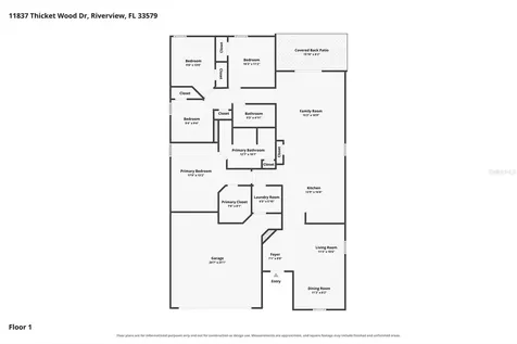 11837 Thicket Wood Drive Riverview FL 33579