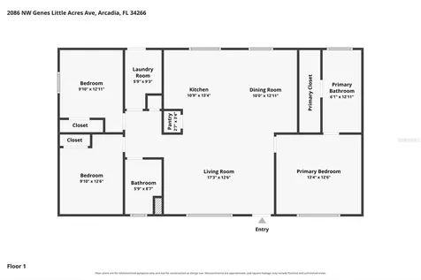 2086 NW Genes Little Acres Avenue Arcadia FL 34266