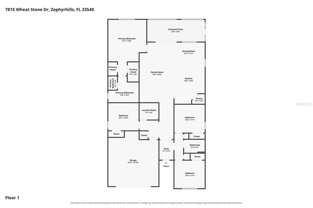 7815 Wheat Stone Drive Zephyrhills FL 33540