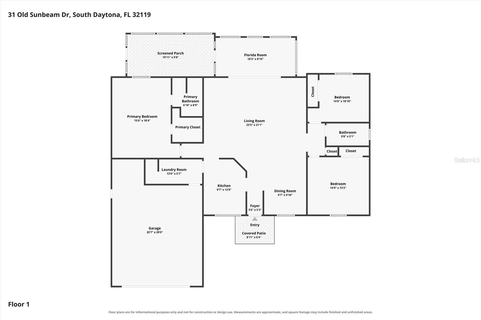 31 Old Sunbeam Drive South Daytona FL 32119