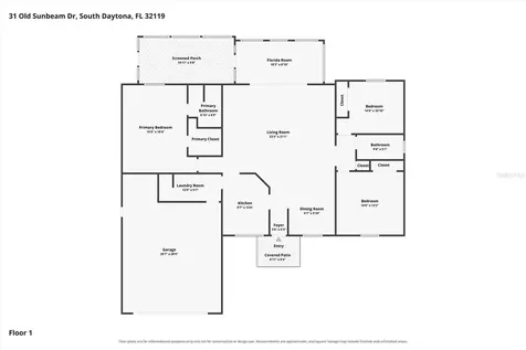 31 Old Sunbeam Drive South Daytona FL 32119