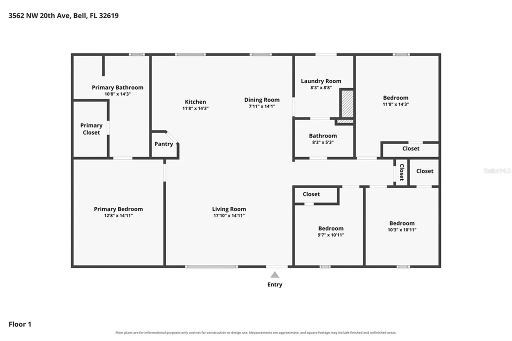 3562 NW 20th Avenue Bell FL 32619