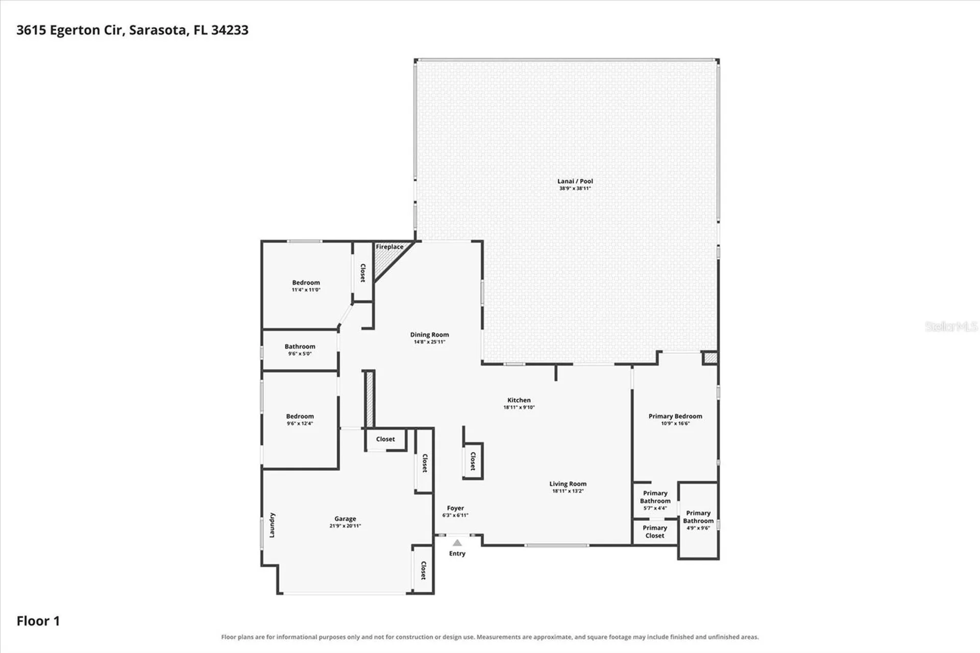 3615 Egerton Circle Sarasota FL 34233