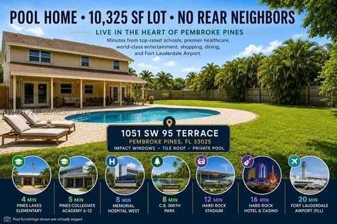 1051 SW 95th Terrace Pembroke Pines FL 33025