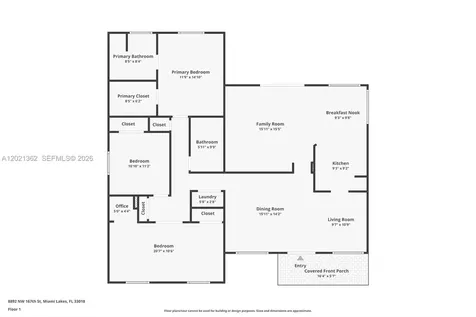 8892 NW 167th Street Miami Lakes FL 33018