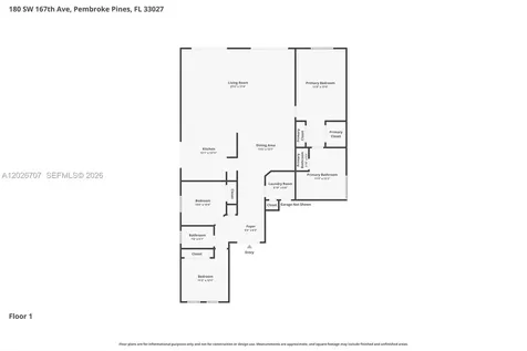 180 SW 167th Avenue Pembroke Pines FL 33027