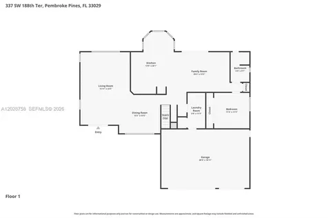 337 SW 188th Terrace Pembroke Pines FL 33029