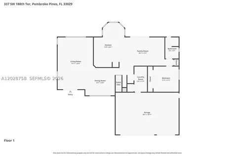 337 SW 188th Terrace Pembroke Pines FL 33029
