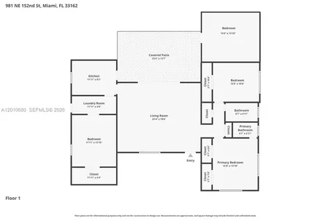 981 NE 152nd Street Miami FL 33162