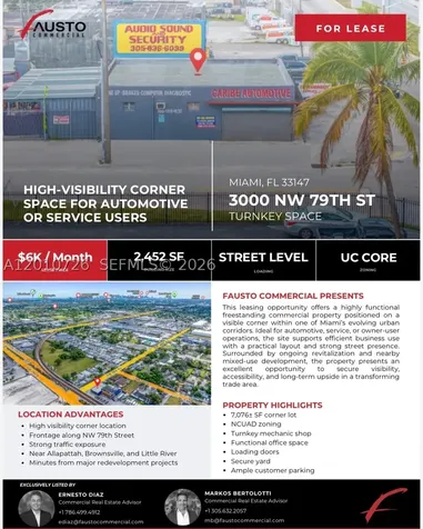 3000 NW 79th Street Miami FL 33147