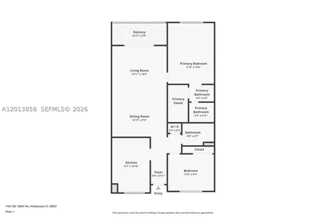 1101 SW 128th Terrace Pembroke Pines FL 33027
