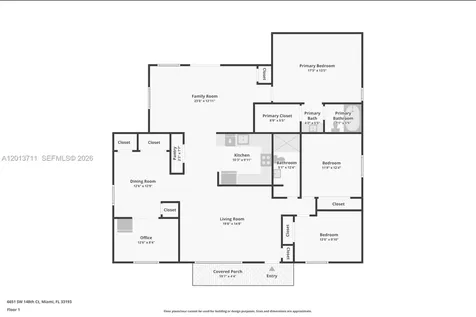 6651 SW 148th Court Miami FL 33193