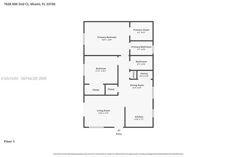 7628 NW 2nd Court Miami FL 33150