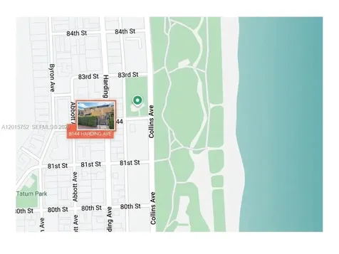 8144 Harding Avenue Miami Beach FL 33141