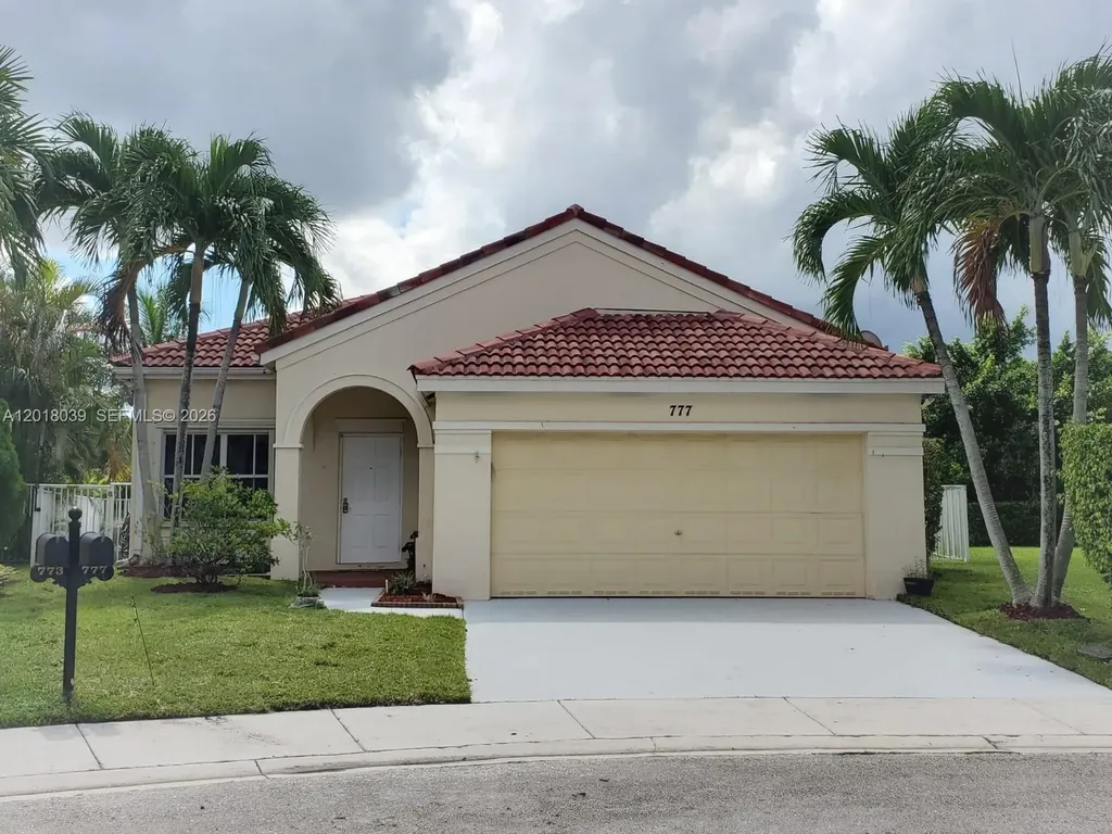 777 Tanglewood Circle Weston FL 33327