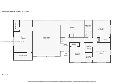 6895 SW 16th Street Miami FL 33155