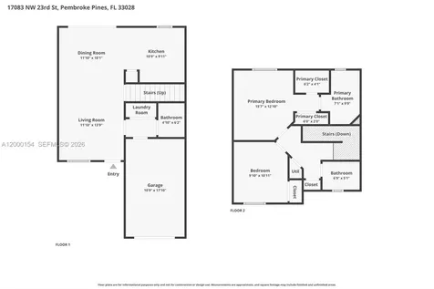 17083 NW 23rd Street Pembroke Pines FL 33028