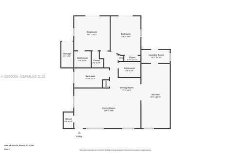 1104 NE 85th Street Miami FL 33138