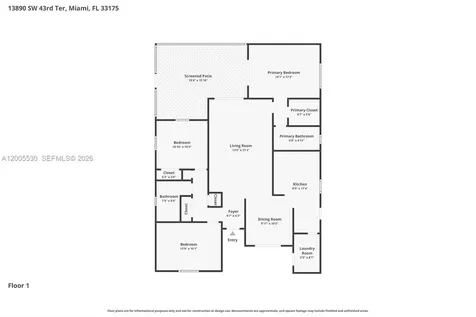 13890 SW 43rd Terrace Miami FL 33175