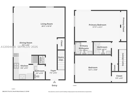 3862 NE 171st Street North Miami Beach FL 33160