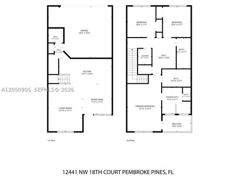 12441 NW 18th Court Pembroke Pines FL 33028