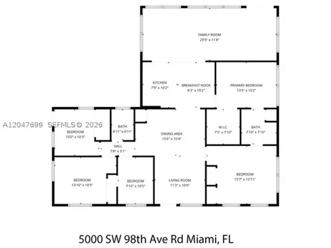 5000 SW 98th Ave Road Miami FL 33165