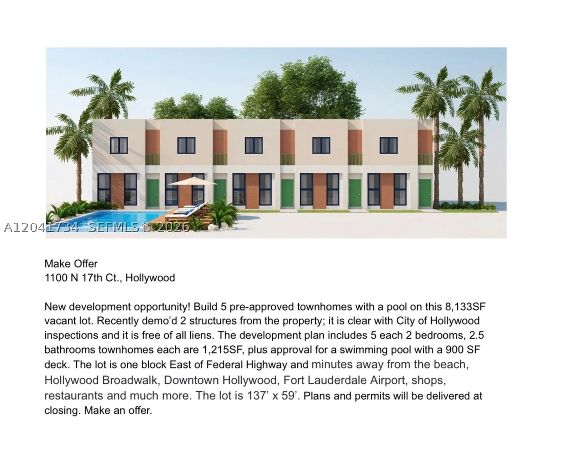 1100 N 17th Court Hollywood FL 33020