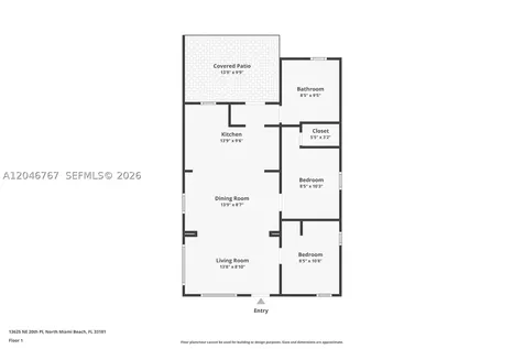 13625 NE 20th Place North Miami Beach FL 33181