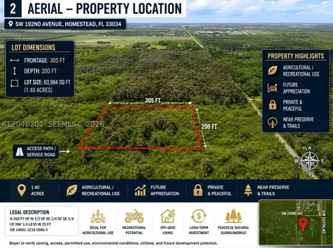 SW 192nd Avenue Homestead FL 33034