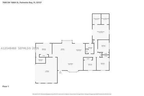7600 SW 168th Street Palmetto Bay FL 33157