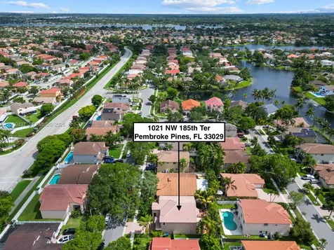 1021 NW 185th Terrace Pembroke Pines FL 33029